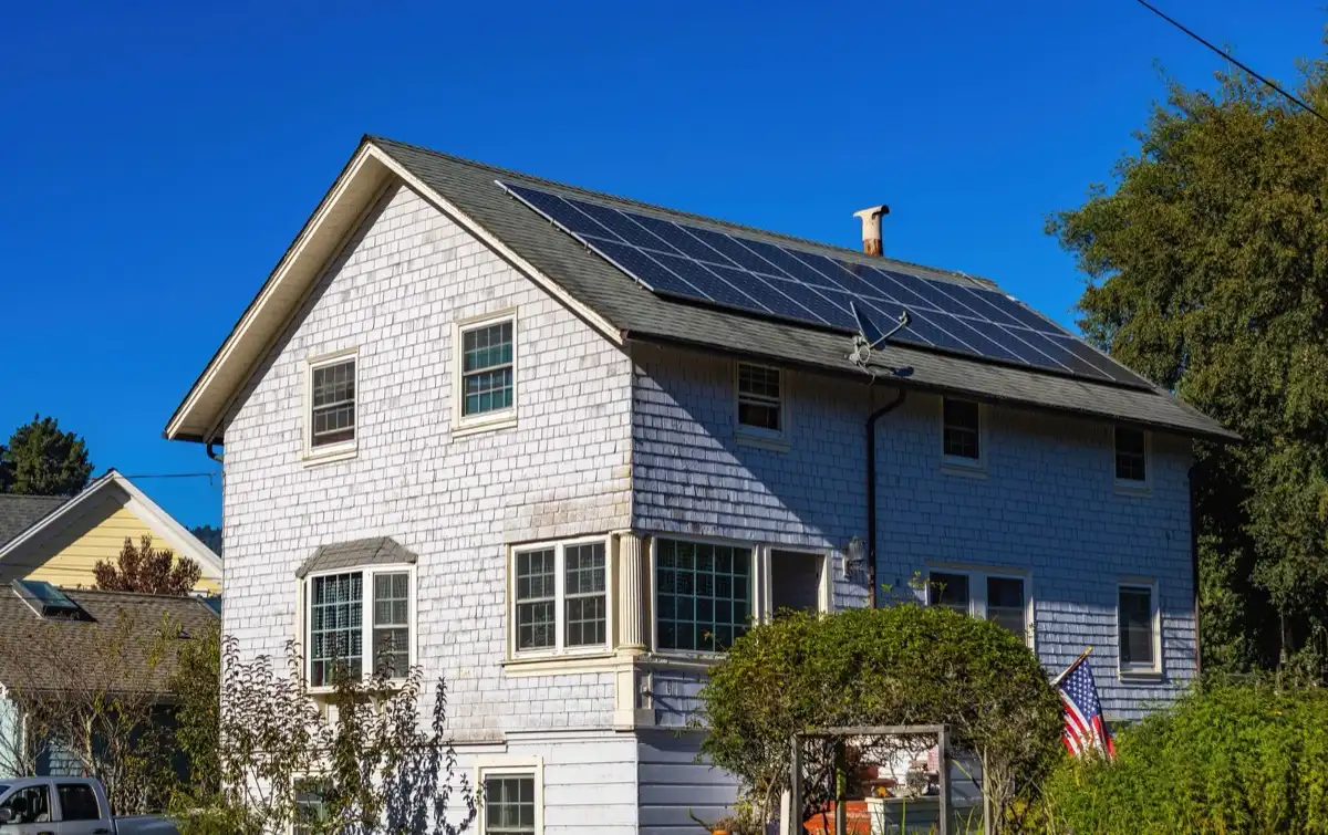 Shingle roof on a house in Roseville, CA, where a leak claim turns on whether the roof was broken or simply worn out